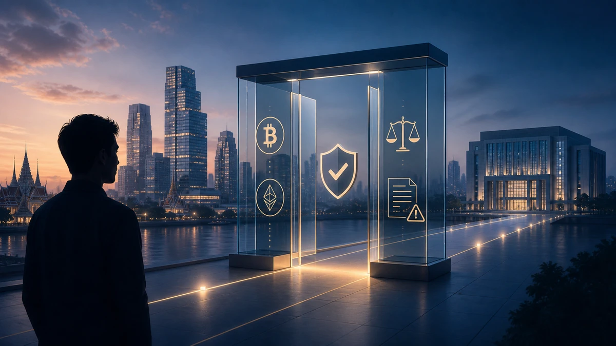Editorial illustration for Thailand Opens a Regulated Path to Retail Crypto Derivatives